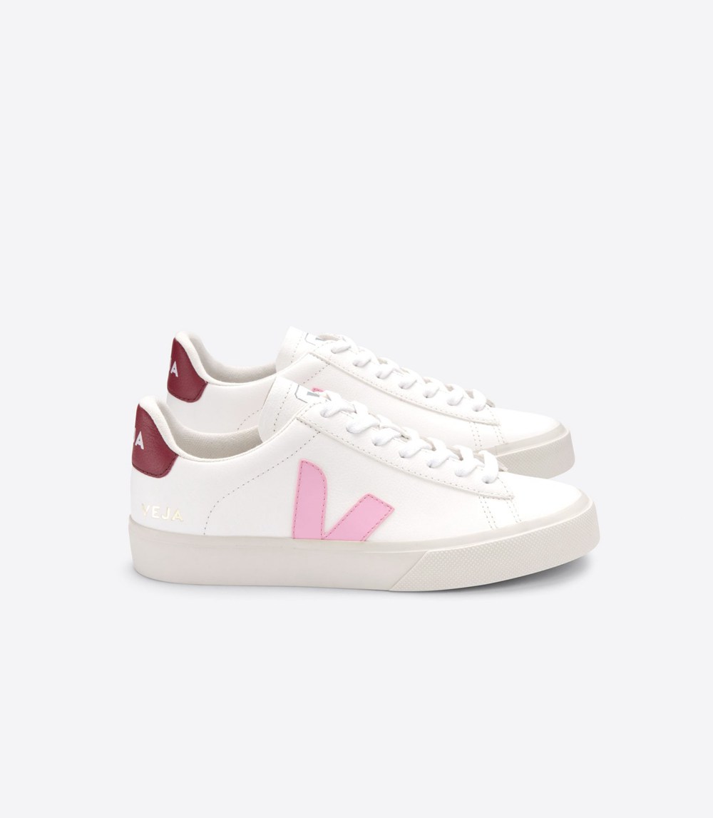 Veja Trainers Womens White - Campo Chromefree - HQVE-75320